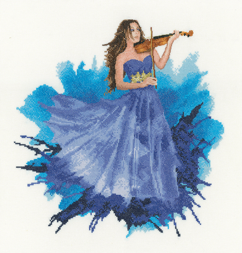 The Violinist - Heritage Crafts Cross Stitch Kit – Black Sheep Wools