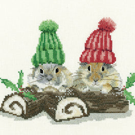 Yule Always Be My Friend - Heritage Crafts Cross Stitch Kit