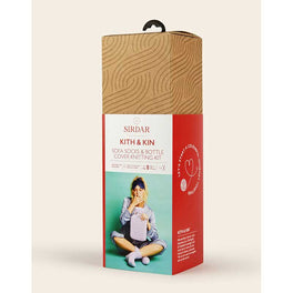 Kith & Kin Sofa Socks & Bottle Cover Knitting Kit in Sirdar Hayfield Bonus Aran