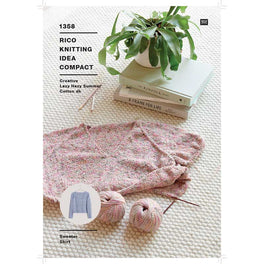 Sweater and Shirt in Rico Creative Lazy Hazy Summer Cotton Dk - Digital Version 1358