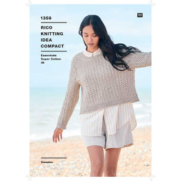 Sweater in Rico Essentials Super Cotton Dk