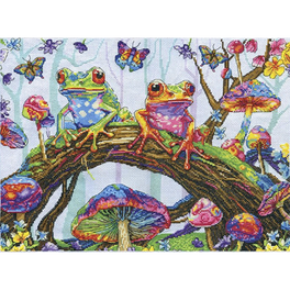 Fantasy Frogs- Design Works Cross Stitch Kit
