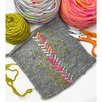 Sew Pretty, Beginners Embroidery onto Knit and Crochet PM Workshop with Jeanette Sloan - Friday 10th November 2023