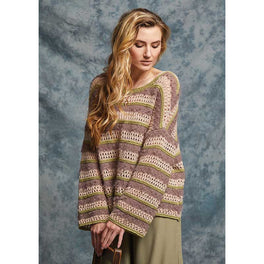 Taro Sweater in Rowan Creative Linen, Fine Lace and Kidsilk Haze - Digital Version