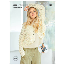 Cardigan and Top in Rico Essentials Cotton Dk - Digital Version 1000