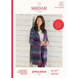 Long Line Jacket in Sirdar Jewelspun Aran - Digital Version