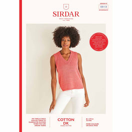 Top in Sirdar Cotton Dk - Digital Version 10113