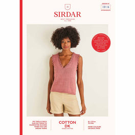 Top in Sirdar Cotton Dk - Digital Version 10016