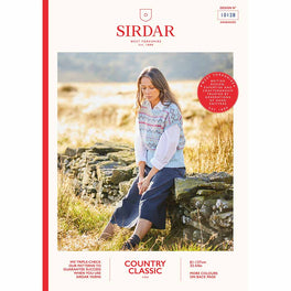 Fair Isle Top in Sirdar Country Classic 4ply - Digital Version 10128