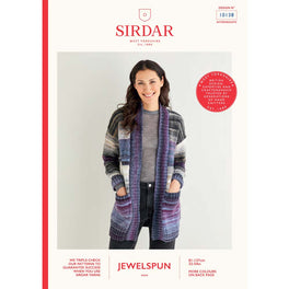 Jacket in Sirdar Jewelspun Aran - Digital Version 10138