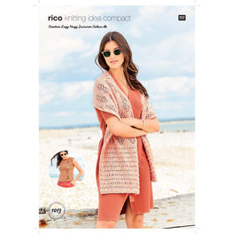 Top and Shawl in Rico Creative Lazy Hazy Summer Cotton Dk