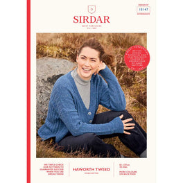 Cardigan in Sirdar Haworth Tweed - Digital Version 10147