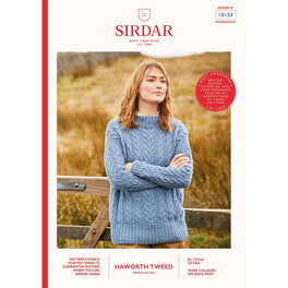 Cable Sweater in Sirdar Haworth Tweed