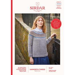 Fair Isle Sweater in Sirdar Haworth Tweed - Digital Version 10154