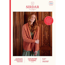 Shawl Collar Cardigan in Sirdar Country Classic Worsted