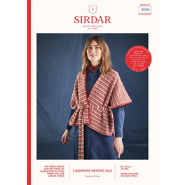 Kimono in Sirdar Cashmere Merino Silk Dk - Digital Version 10206