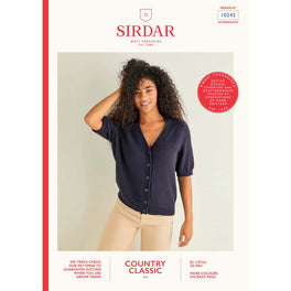Cardigan in Sirdar Country Classic 4ply - Digital Version 10242