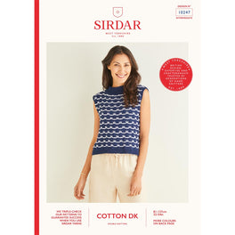 Tank Top in Sirdar Cotton Dk