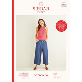 Tank Top in Sirdar Cotton Dk - Digital Version 10248