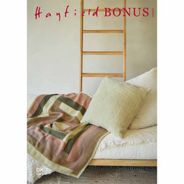 Blanket and Cushion in Hayfield Bonus Dk - Digital Version 10257
