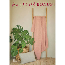 Blanket and Cushion in Hayfield Bonus Dk - Digital Version 10261