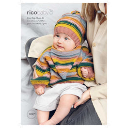 Jumper Hat and Shawl in Rico Baby Classic Dk