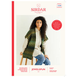 Textured Wrap in Sirdar Jewelspun Aran