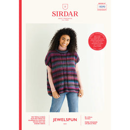 Wild Oat Stitch Tunic in Sirdar Jewelspun Aran - Digital Version 10293