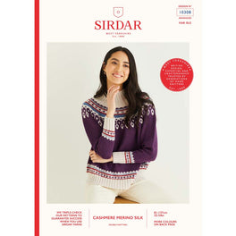 Sweater in Sirdar Cashmere Merino Silk Dk