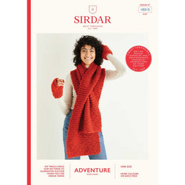 Scarf and Fingerless Mitts in Sirdar Adventure Super Chunky