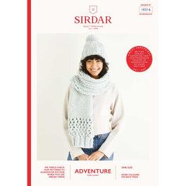 Hat and Scarf in Sirdar Adventure Super Chunky - Digital Version 10316