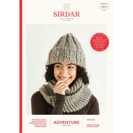 Hat and Cowl in Sirdar Adventure Super Chunky - Digital Version 10317