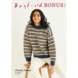 Sweater in Hayfield Bonus Chunky Tweed - Digital Version 10343