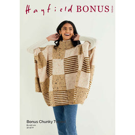 Poncho in Hayfield Bonus Chunky Tweed - Digital Version 10344