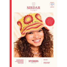 Backstage Bucket Hat in Sirdar Stories Dk
