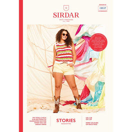Headliner Stripe Vest in Sirdar Stories Dk