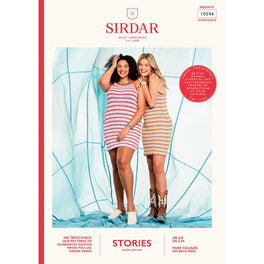 Sing Along Stripe Dress in Sirdar Stories DK