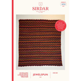 Rippling Meadow Blanket in Sirdar Jewelspun Aran