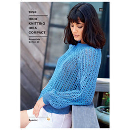 Sweater Top in Rico Esssentials Cotton Dk Digital Version 1093