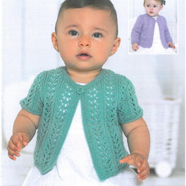 Baby / Childrens Cardigans in Sirdar Snuggly 4ply