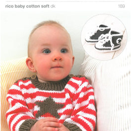 Jumper & Bootees in Rico Baby Cotton Soft Dk (169)