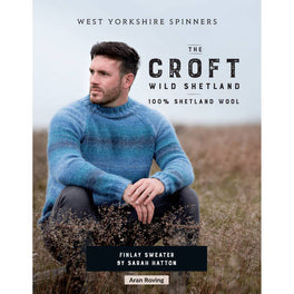 Finlay Sweater in West Yorkshire Spinners The Croft Wild Shetland Aran - Digital Version DPWYS0020
