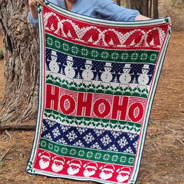 HoHoHo Blanket CAL - Traditional in Stylecraft Special Dk - by Rosina Plane