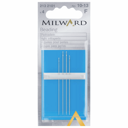 Milward Beading Needles: Nos.10-13: 4 Pieces