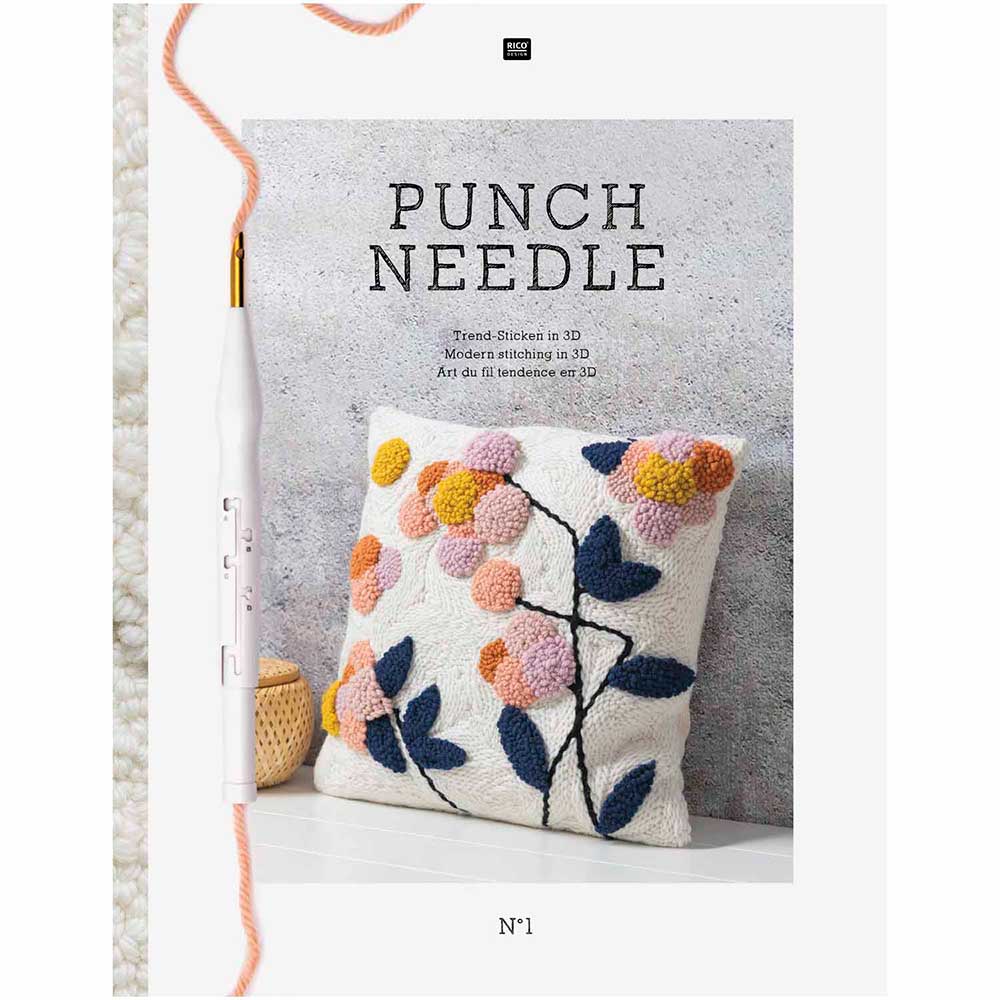 Free Punch Needle Pattern for beginners. Using Clover Punch Needle