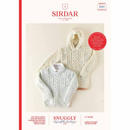 Sweaters in Sirdar Snuggly Supersoft Rainbow Drops Aran 2524 - Digital Version