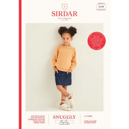 Sweater in Sirdar Snuggly Replay Dk - Digital Version