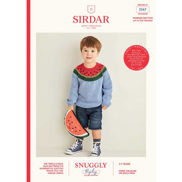Watermelon Sweater in Sirdar Snuggly Replay Dk
