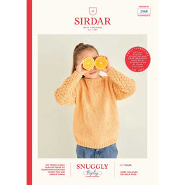 Citrus Sweater in Sirdar Snuggly Replay Dk