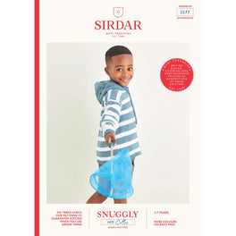 Hoodie in Sirdar Snuggly 100% Cotton - Digital Version 2577
